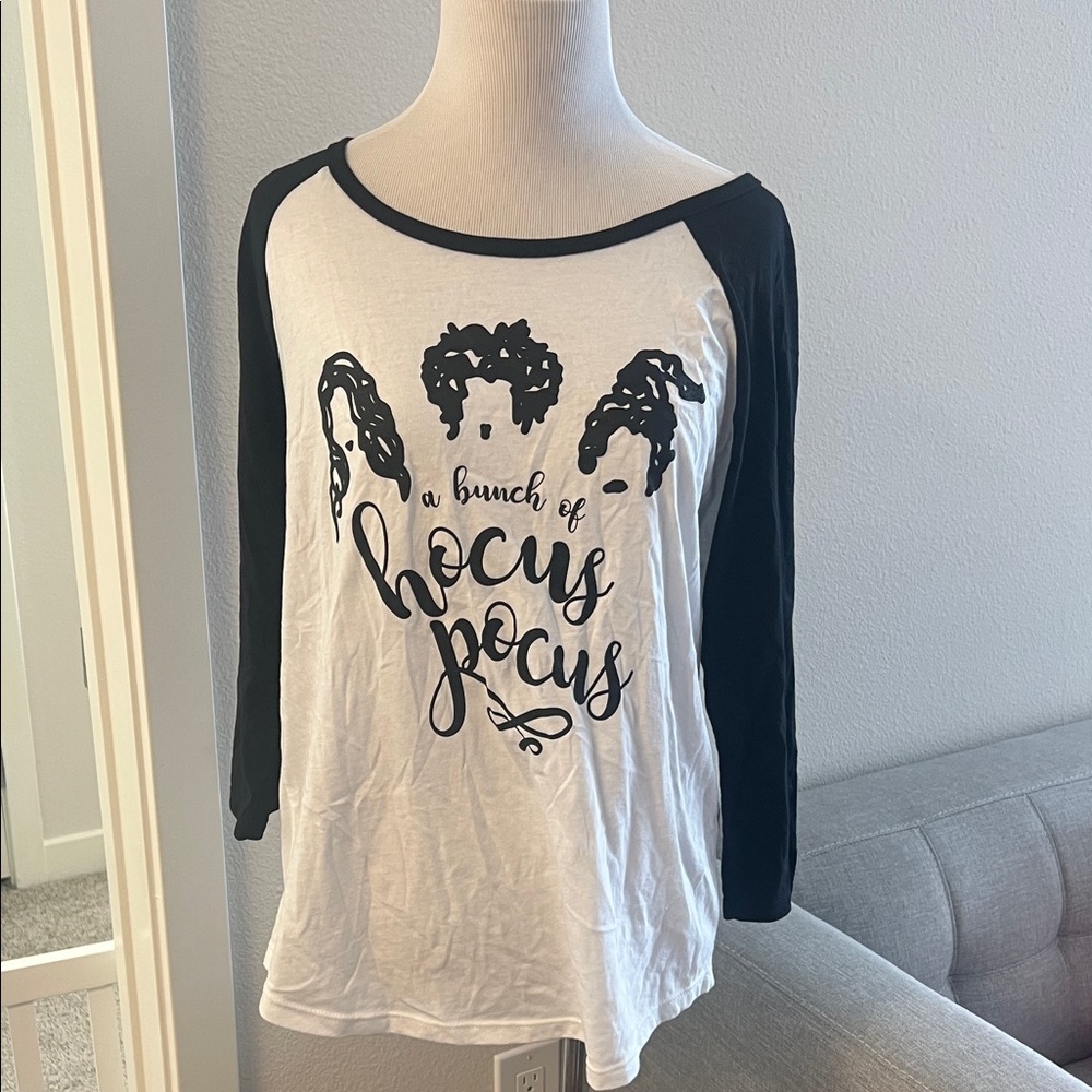Black and White “Hocus Pocus” Women's Top